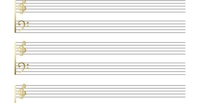 Free Printable Blank Sheet Music For Piano