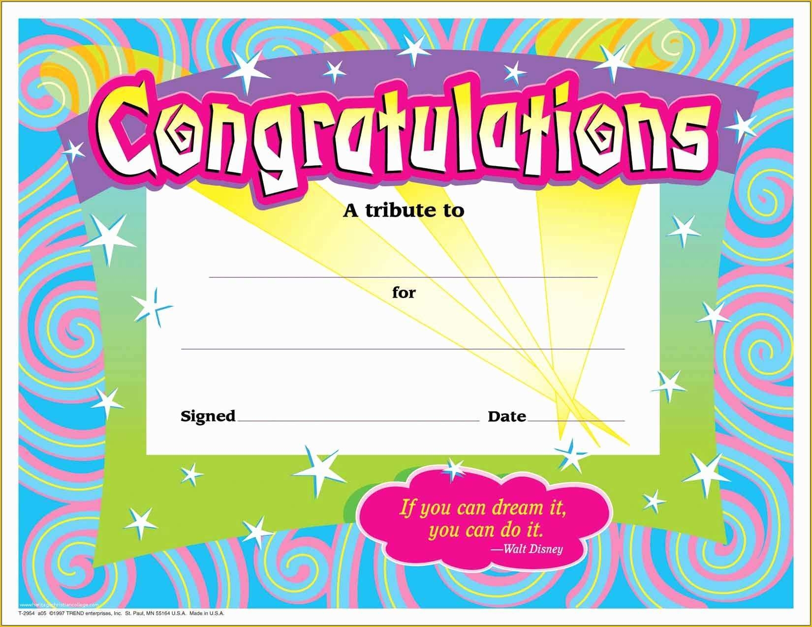 Free Certificate Templates For Students Of Awesome Free Printable Award 