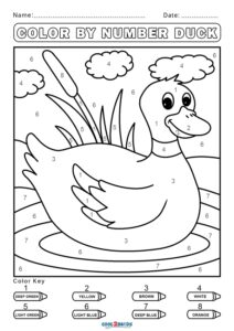 Free Color By Number Worksheets Cool2bKids