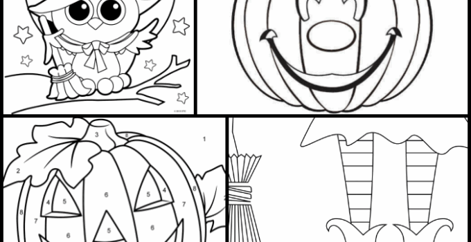 Free Printable Halloween Coloring Pages For Kindergarten