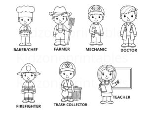Free Community Helpers Printables