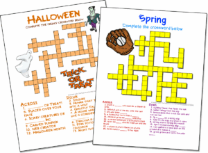 Free Crossword Puzzles Maker Printable Asseability