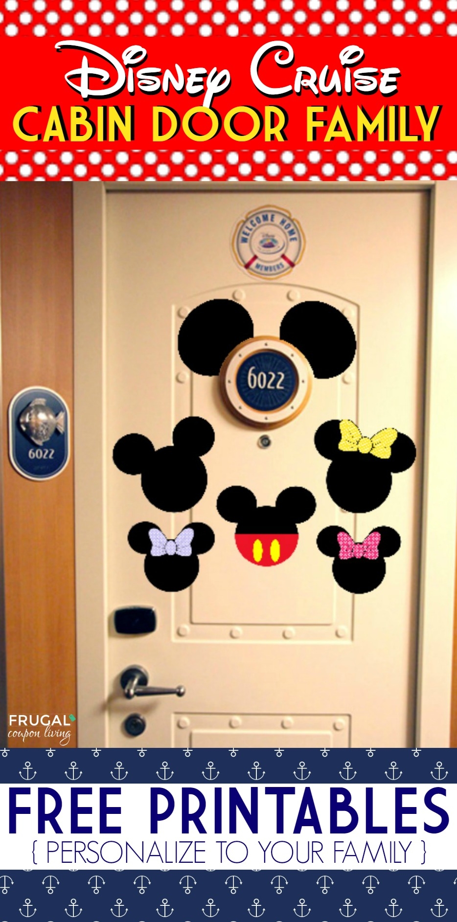 Disney Cruise Door Decorations Printable Free