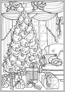 Free Easy To Print Adult Christmas Coloring Pages Tulamama