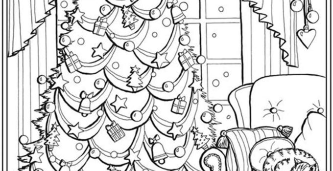 Christmas Coloring Pages For Adults Free Printable