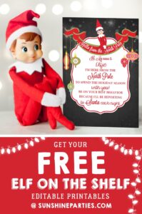 Free Elf On The Shelf Printable