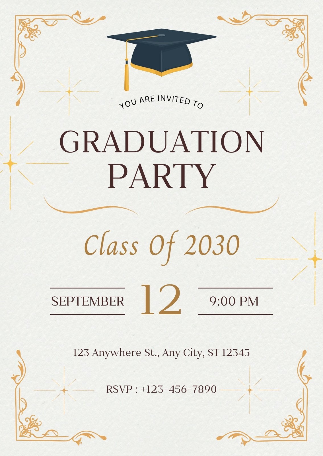 Free Free Printable Graduation Invitation Inserts Download Free Free 