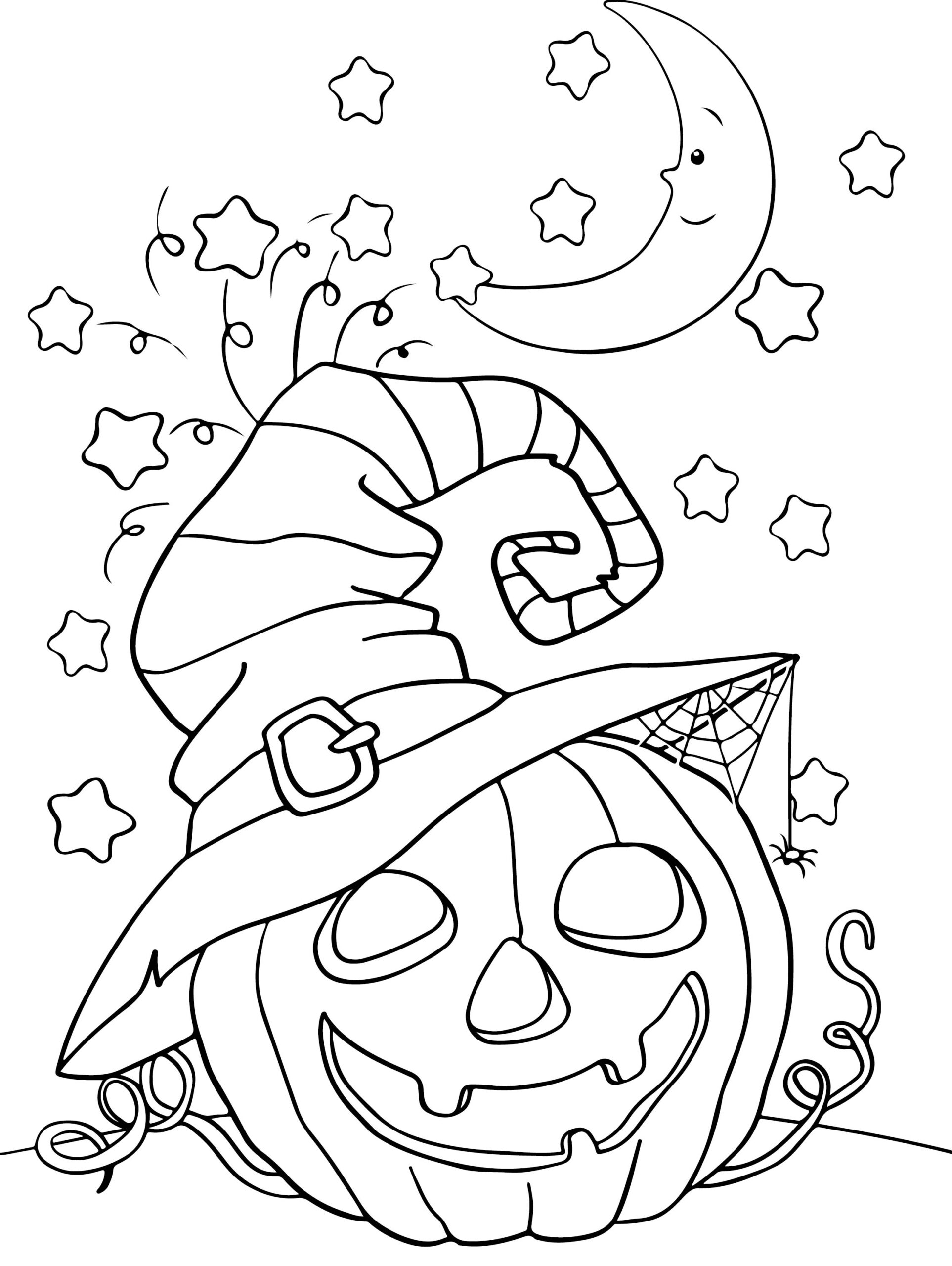 Free Halloween Printable Coloring Pages