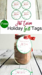 Free Hot Cocoa Gift Tags At Home With Zan