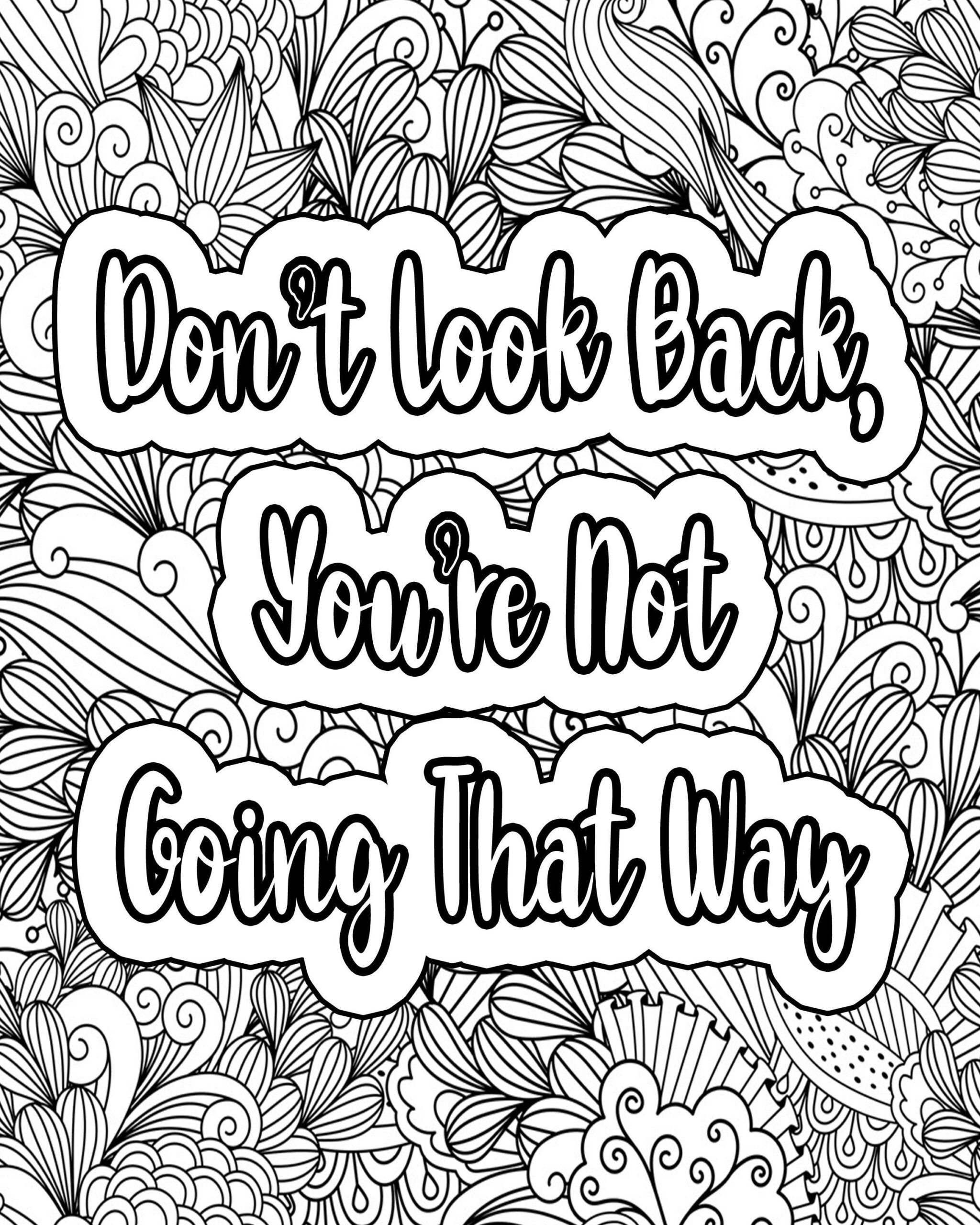 Free Inspirational Coloring Pages For Adults