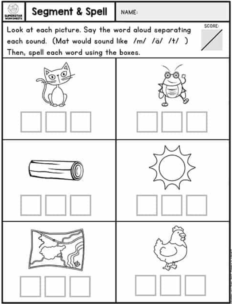 Free Kindergarten Language Arts Worksheets Printable Kindergarten 
