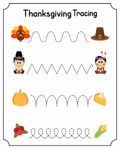 Free Kindergarten Thanksgiving Printables