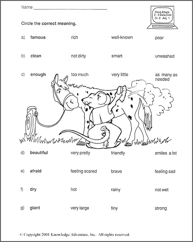 Free Language Arts Worksheets 6th Grade Language Worksheets