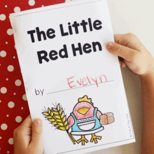Free Little Red Hen Printable Book Fun A Day