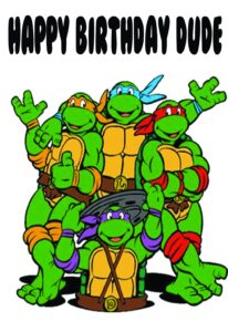 Free Ninja Turtle Birthday Printables Free Printable Templates