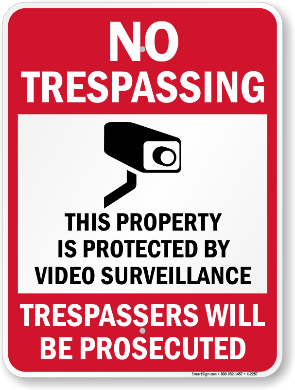 Free No Trespassing Signs Download And Print