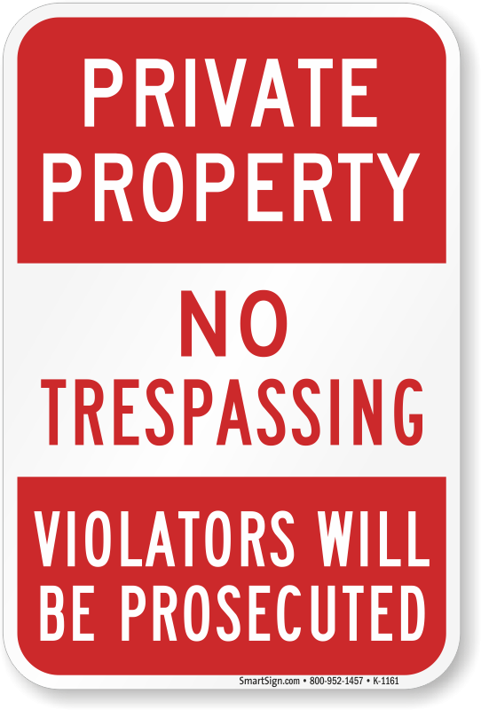 Free No Trespassing Signs Download And Print
