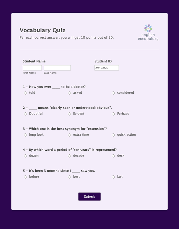 Free Online Test Maker For Teachers Printable