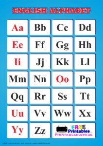 Free Pdf Alphabet Letters Printables