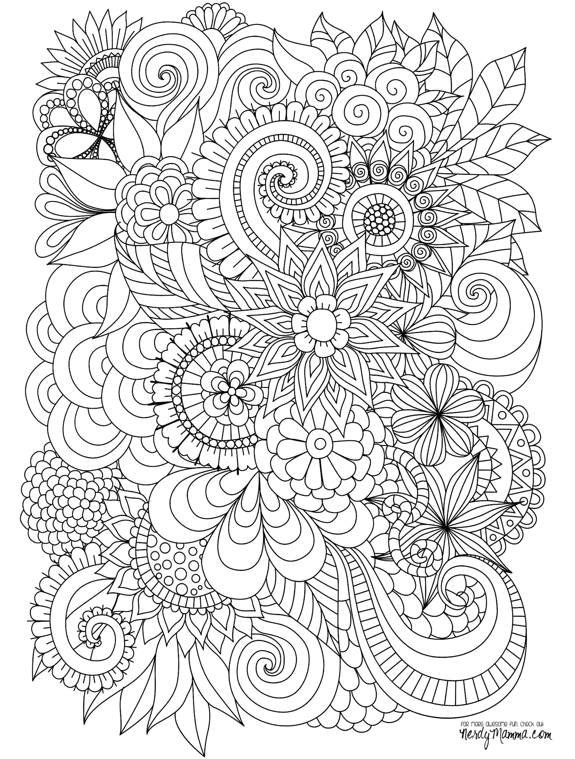 Free Pdf Coloring Pages For Adults At GetColorings Free Printable 