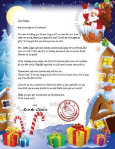 Free Personalized Printable Letters From Santa Claus Rossy Printable