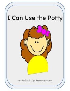 FREE Potty Training Social Story Girl 1 By Autism Script Resources