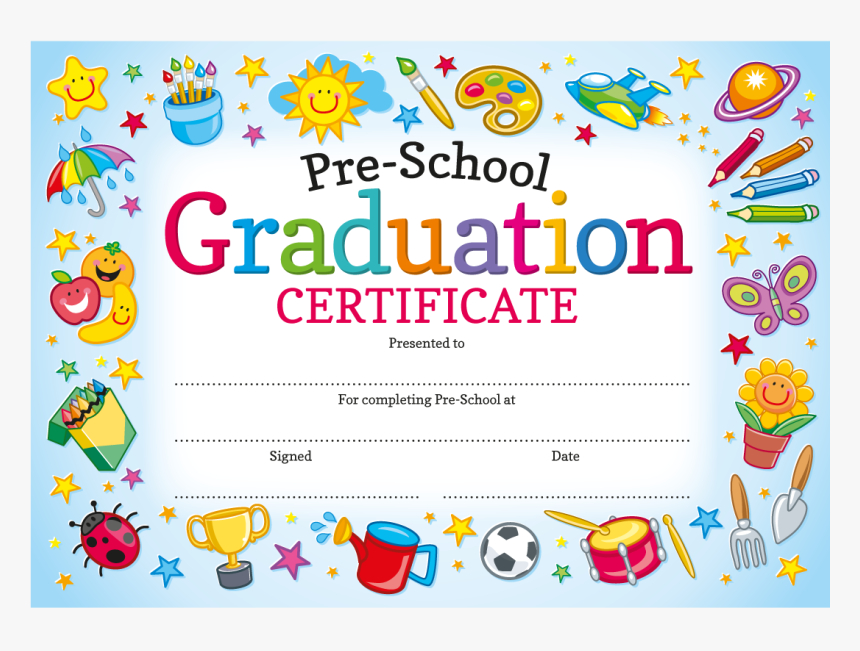 Pre K Graduation Diploma Free Printable