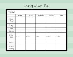 Free Preschool Lesson Planning Resources Pre K Printable 56 OFF