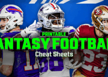 Fantasy Football Cheat Sheets Printable Free