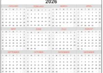 Free Printable 2026 Calendar With Holidays