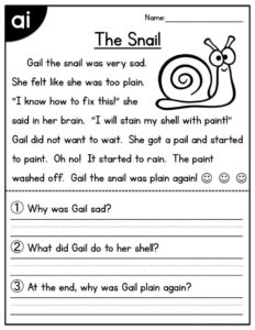 Free Printable 2nd Grade Reading Worksheets AlphabetWorksheetsFree
