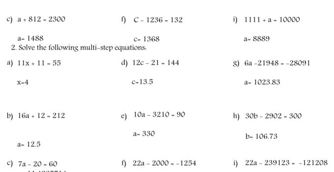 Free Printable Math Worksheets 7Th Grade