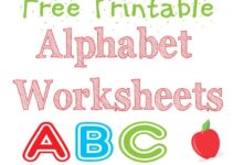 Free Printable A B C Worksheets