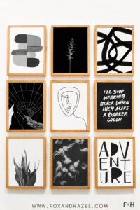 Free Printable Abstract Artblack And White FREE PRINTABLE TEMPLATES