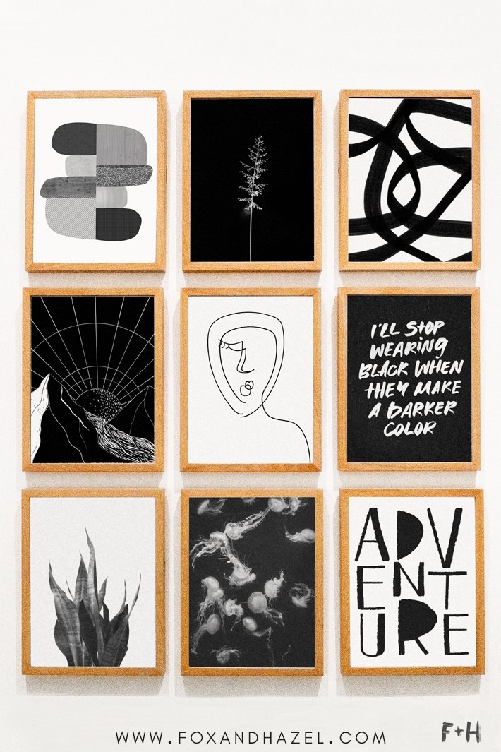 Free Printable Abstract Artblack And White FREE PRINTABLE TEMPLATES