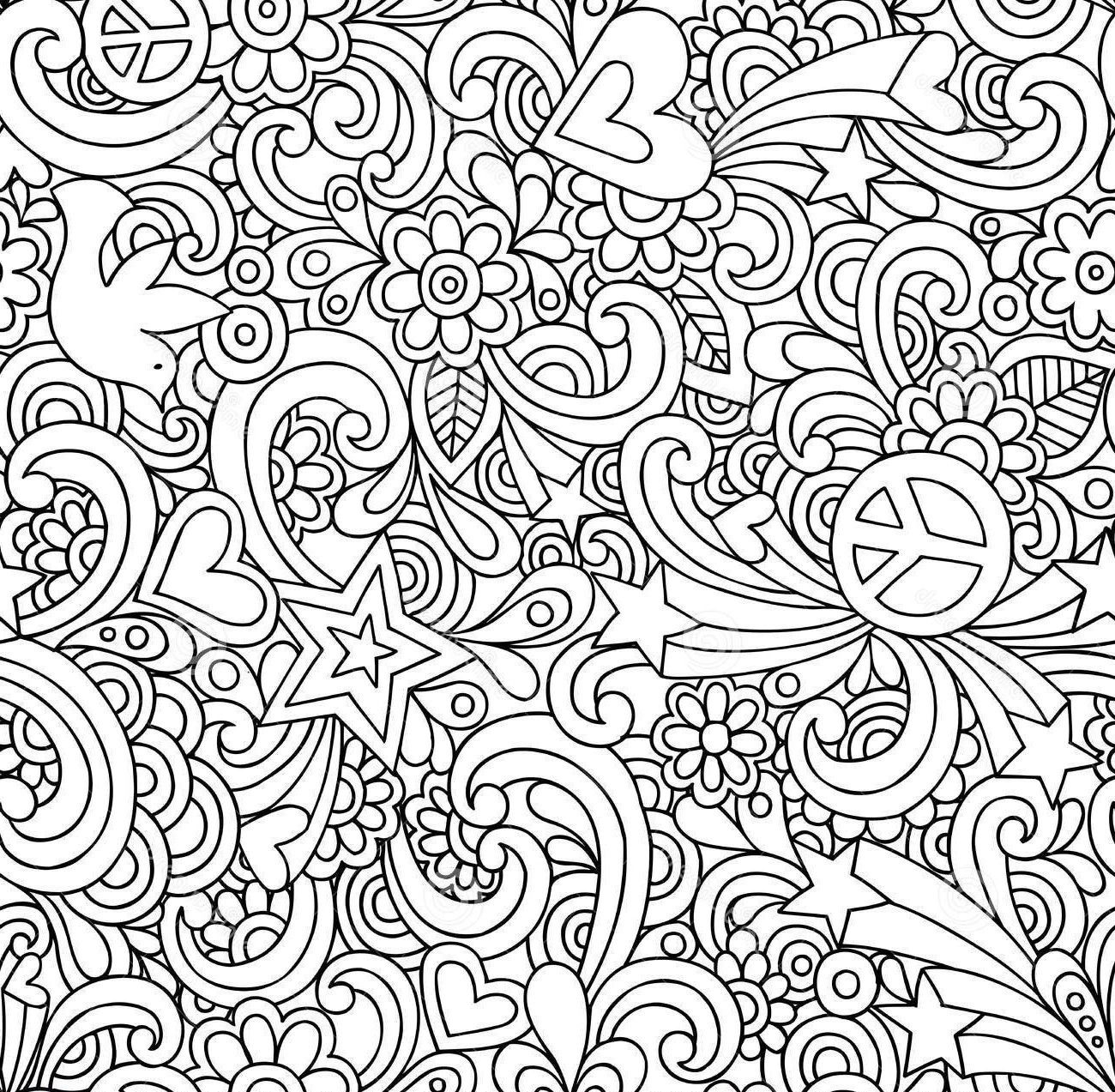 Free Printable Abstract Coloring Pages For Adults