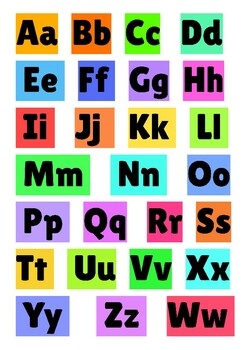 Free Printable Alphabet Letters Upper And Lower Case PDF By Joana 39 s 