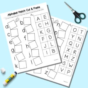 Free Printable Alphabet Matching Sheets