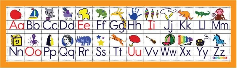 Free Printable Alphabet Strip For Desk Printable Templates