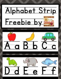 Free Printable Alphabet Strip For Desk Web Simply Print Laminate And