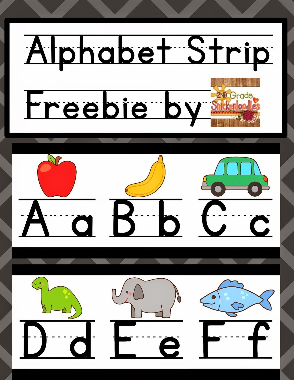Free Printable Alphabet Strip For Desk Web Simply Print Laminate And 