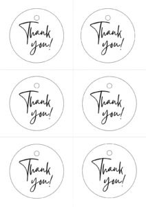 Free Printable And Customizable Gift Tag Templates Canva