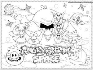 Free Printable Angry Birds Coloring Pages