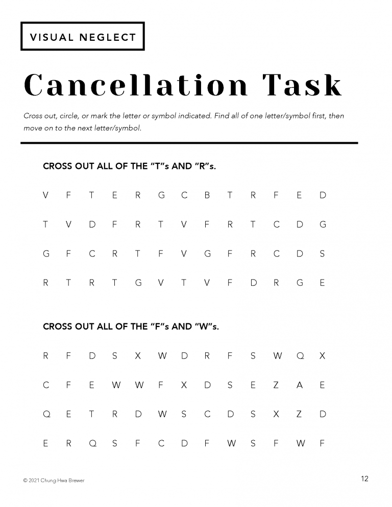 Free Printable Attention To Detail Test