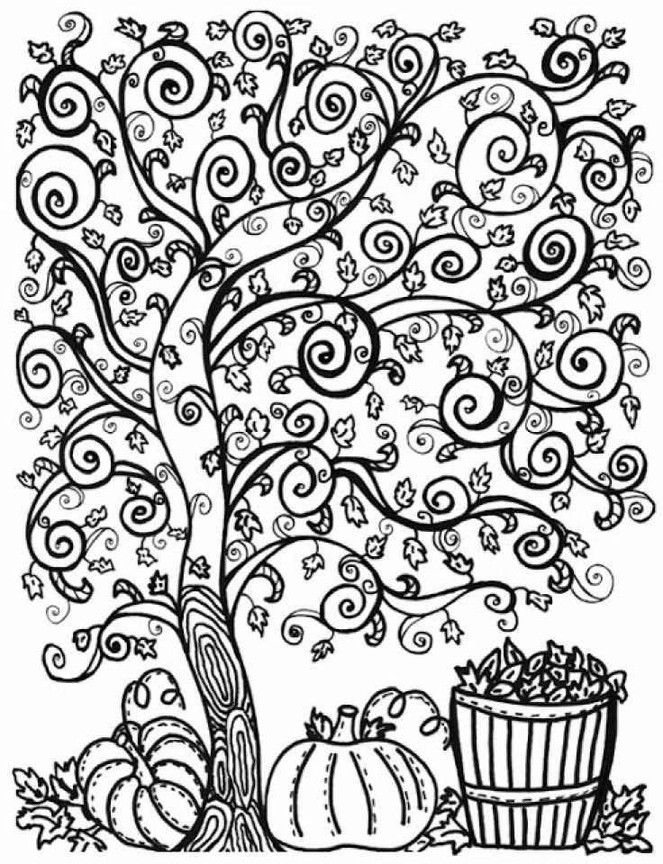 Free Printable Autumn Coloring Pages For Adults Boringpop