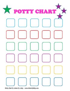 Free Printable Beginner Potty Training Chart