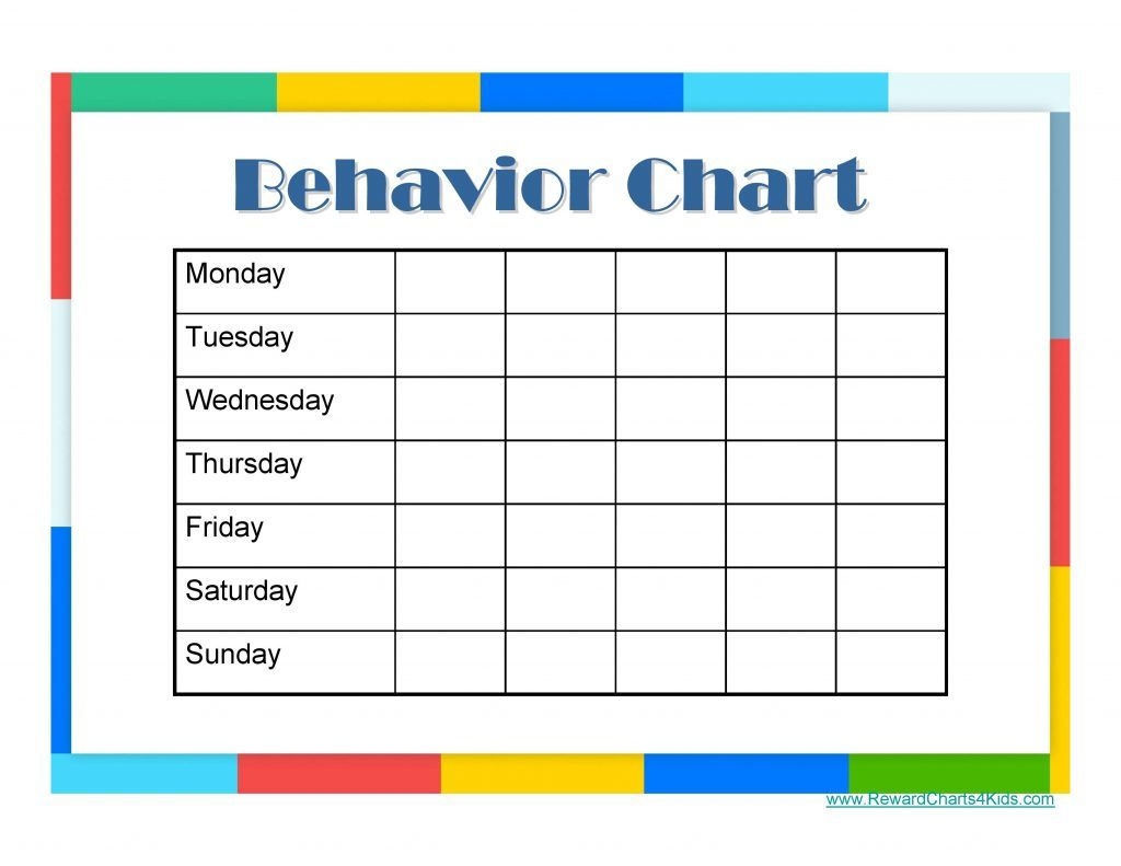 Free Printable Behavior Management Behavior Chart Behavior Charts Can 