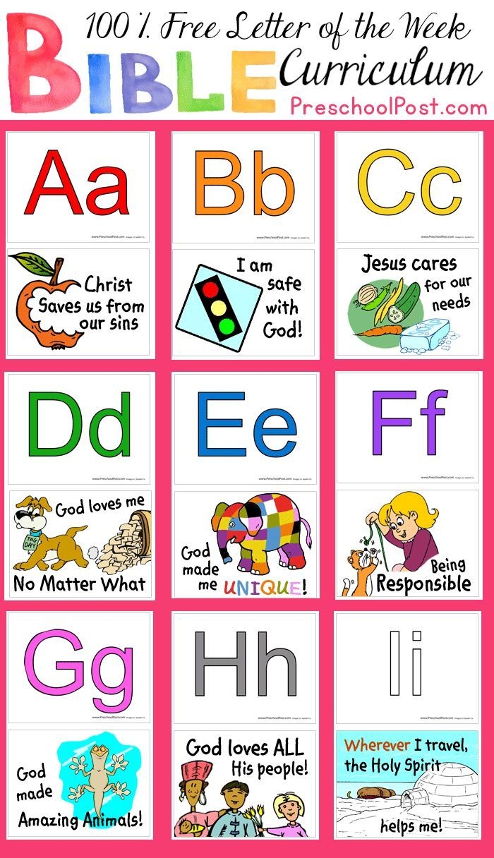 Free Printable Bible Activities For Preschoolers