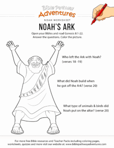 Free Printable Bible Activity Sheets