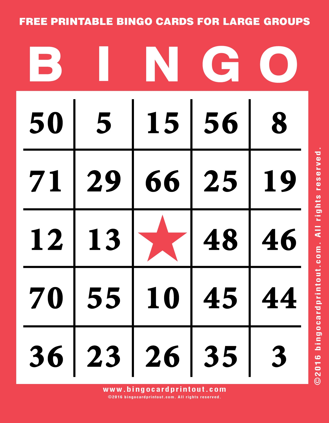 Free Printable Bingo Cards For Large Groups BingoCardPrintout